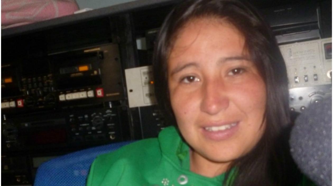 Efigenia Vásquez Astudillo, comunicadora indígena muerta durante un desalojo.