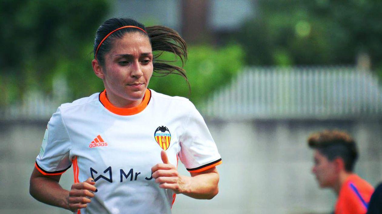 Natalia Gaitán, jugadora colombiana del Valencia.