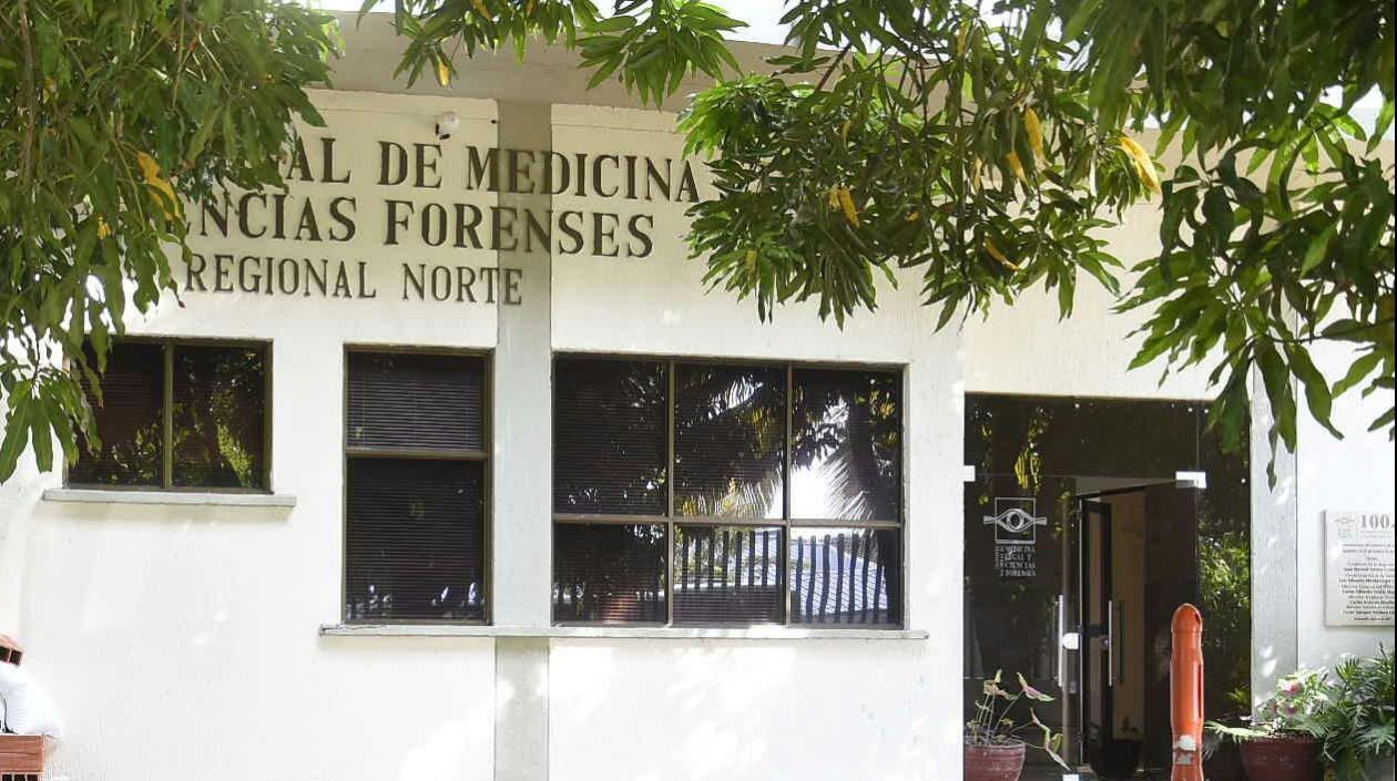 Instalaciones de Medicina Legal, en Barranquilla.
