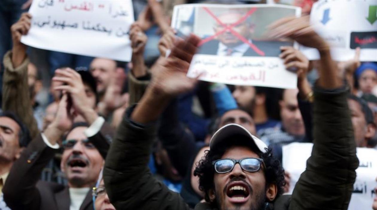 Protestas en El Cairo, Egipto.