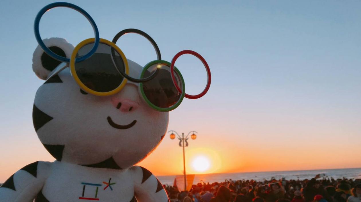 Soohorang, mascota oficial de los Juegos Olímpicos de Invierno 2018. 