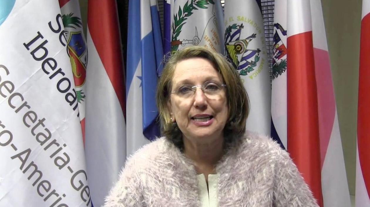 La secretaria general iberoamericana, Rebeca Grynspan.