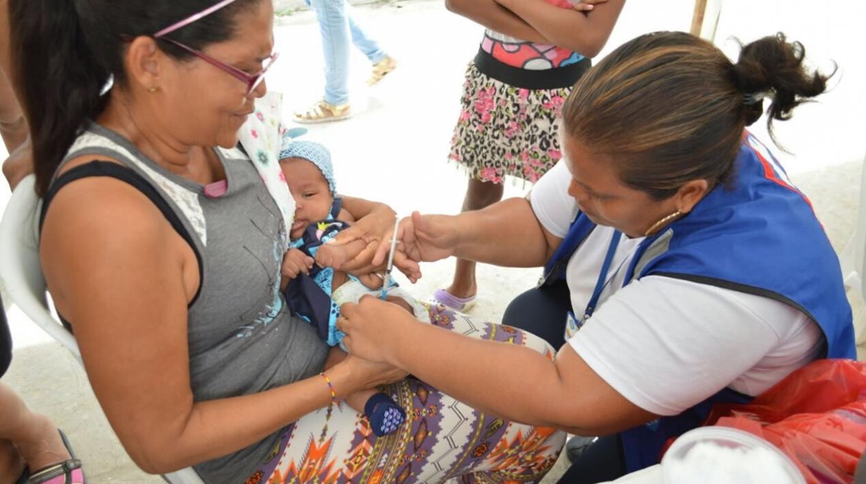 Soledad completará este sábado el esquema de vacunación a 805 niños menores de un año.