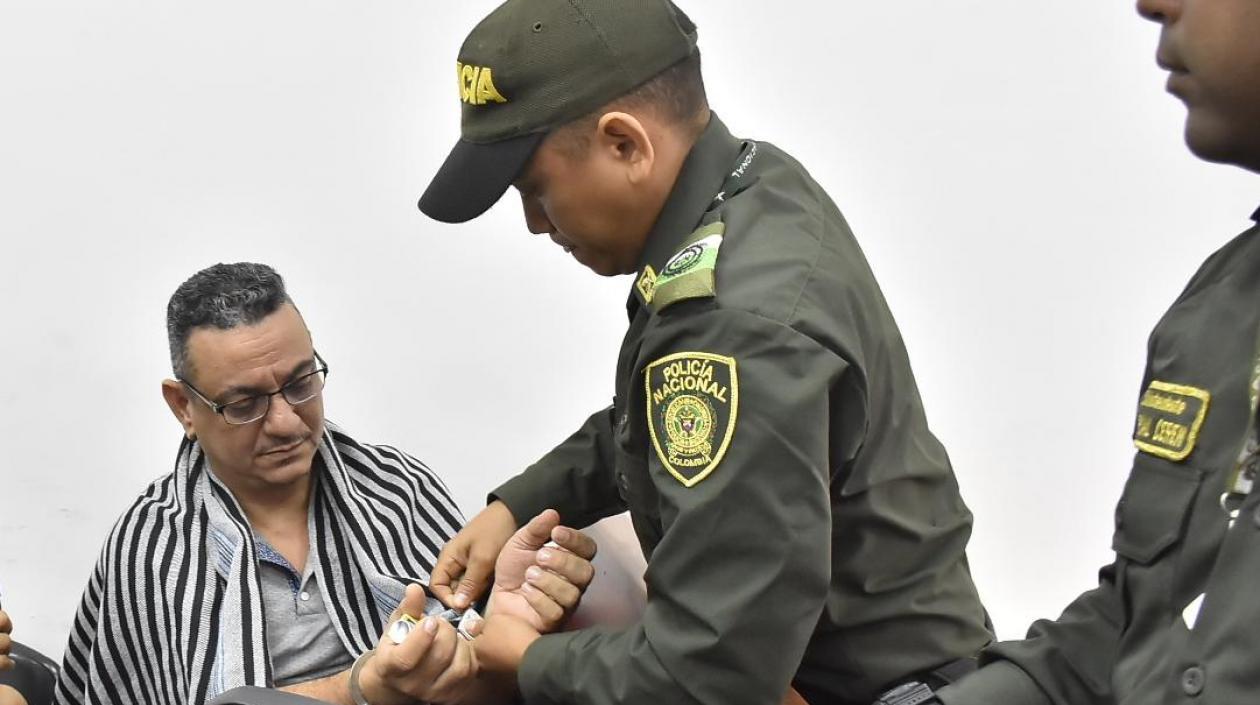 José Luis Aduén Uribe fue asegurado hoy en la Cárcel Distrital El Bosque.