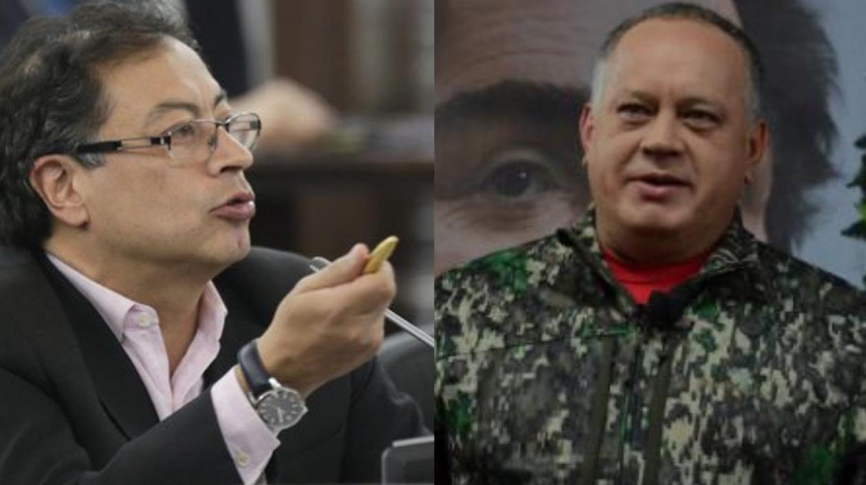 Gustavo Petro se desmarcó del chavismo, algo que no le cayó bien a Diosdado Cabello.