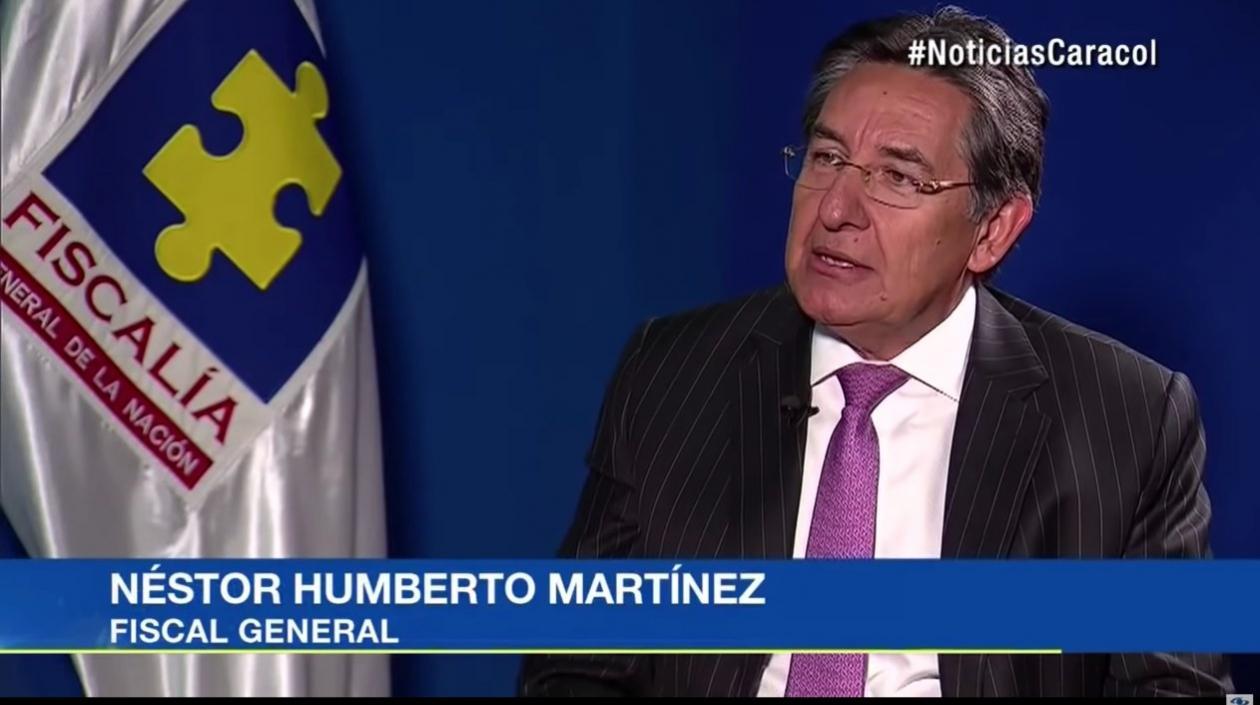 Néstor Humberto Martínez, fiscal general.