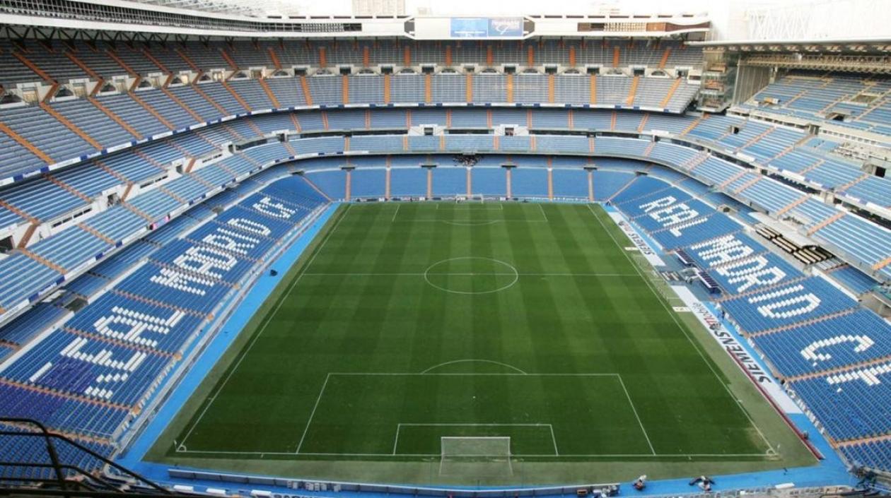 El estadio Santiago Bernabéu de Madrid.