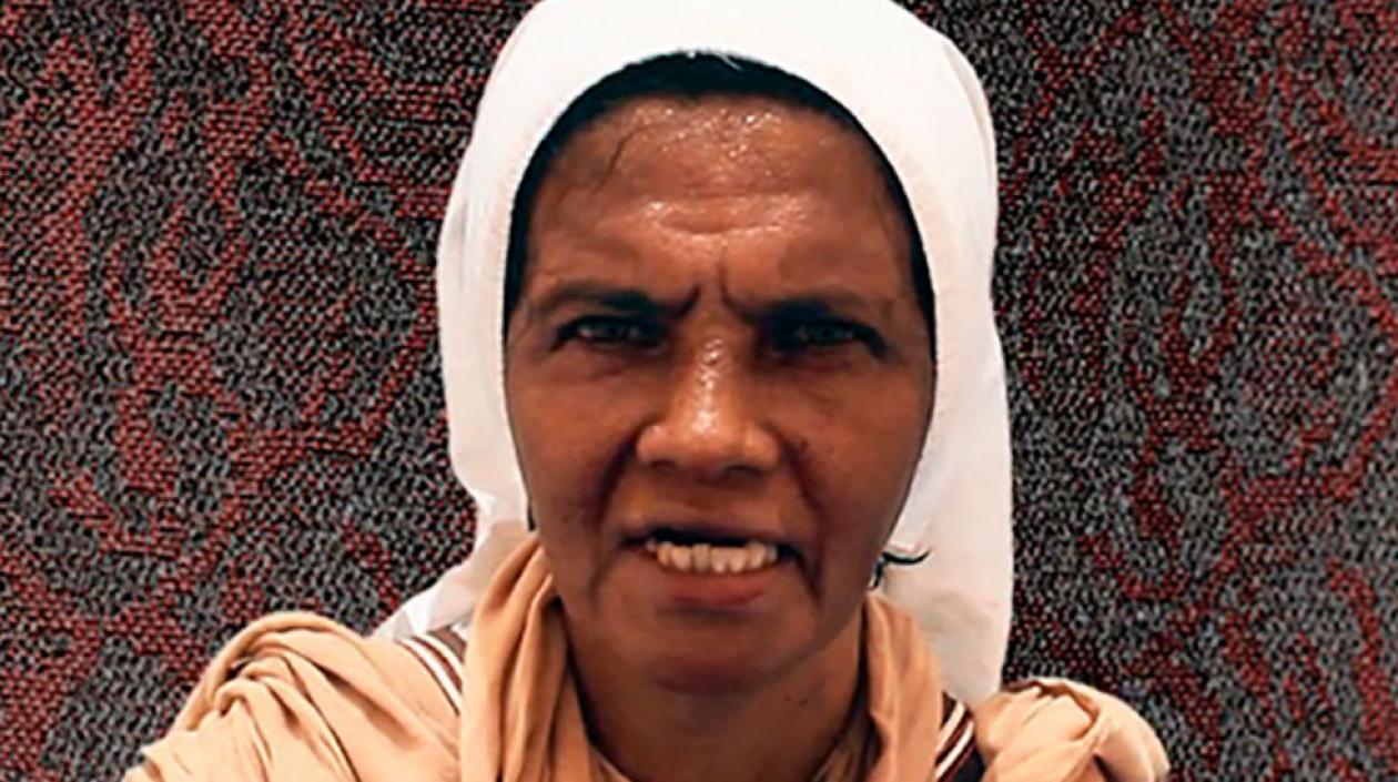 Gloria Cecilia Narváez, monja secuestrada hace un año.