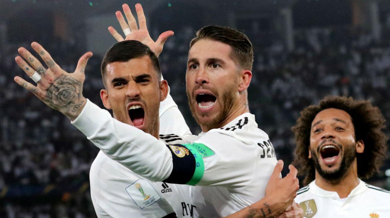 Sergio Ramos marcó el tercer gol del Real Madrid. 