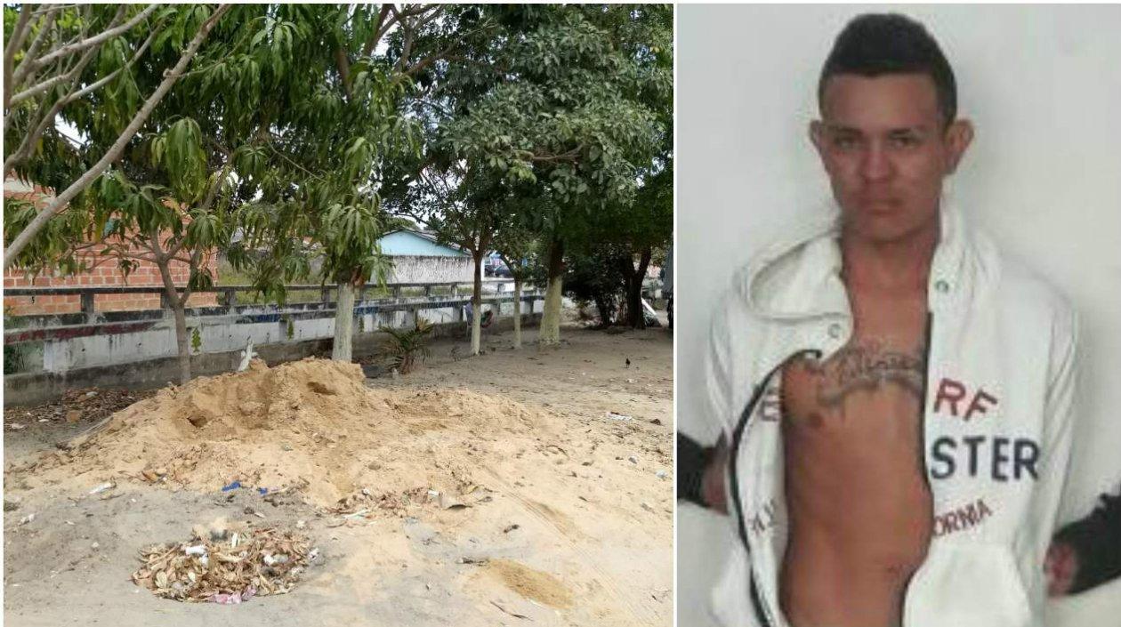  Edgardo Junior Barros Pacheco, de 25 años, fue capturado portando un revólver.