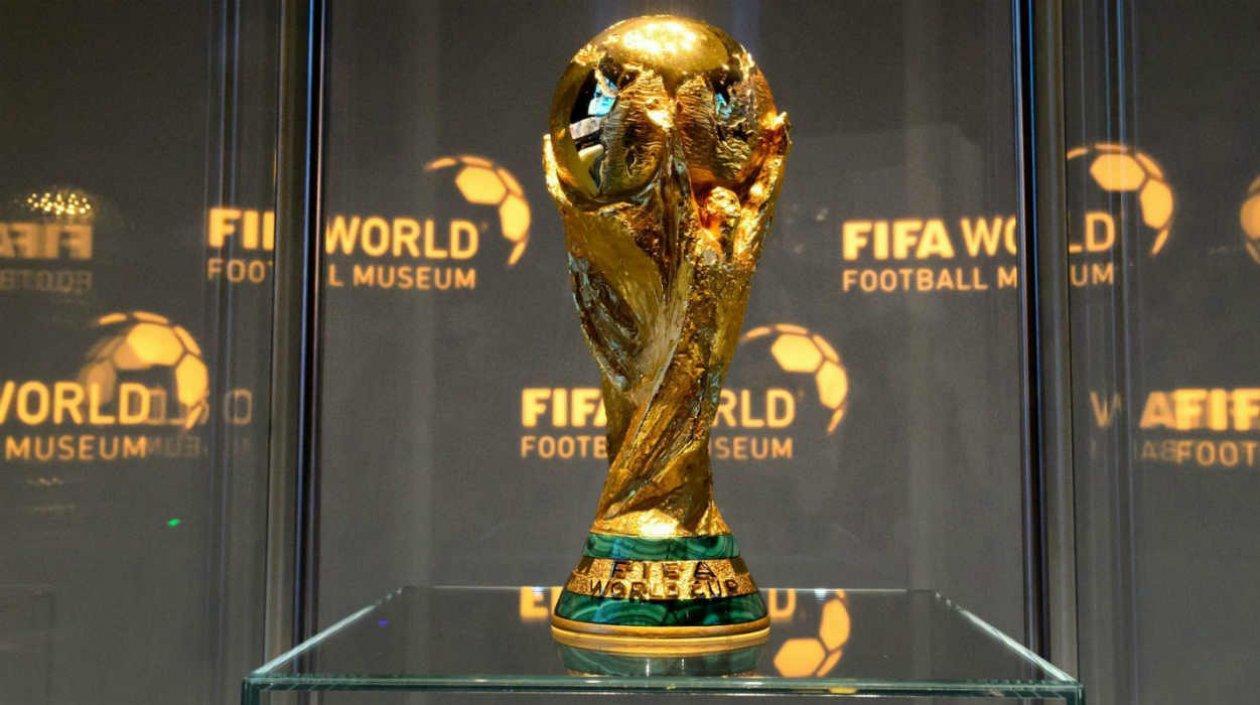 Trofeo de la Copa Mundial de Fútbol. 