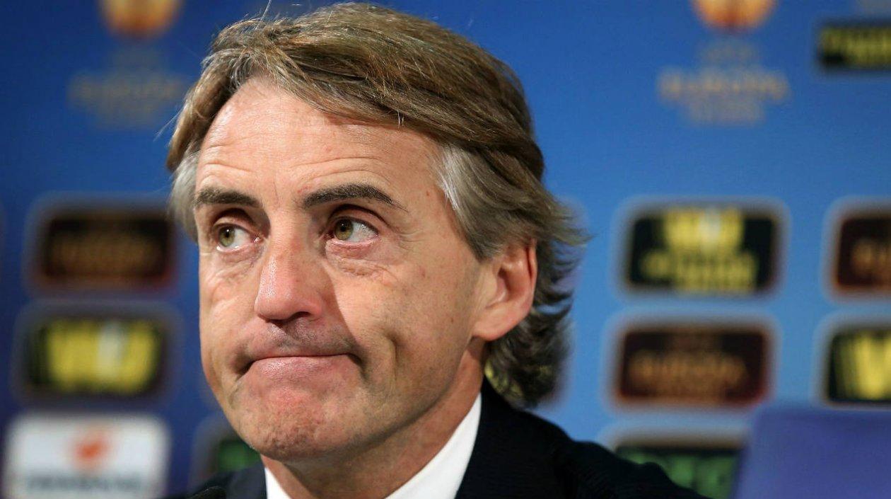 Roberto Mancini, entrenador italiano. 