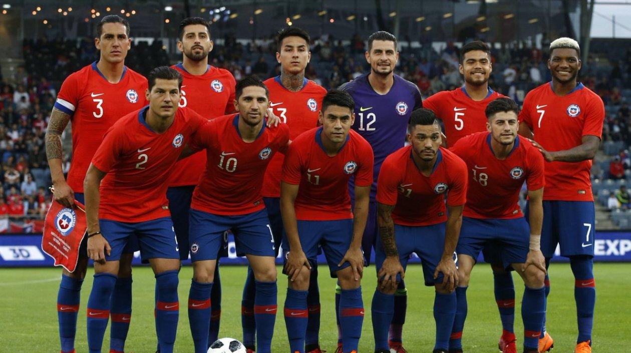 La Selección Chile orientada por Reinaldo Rueda. 