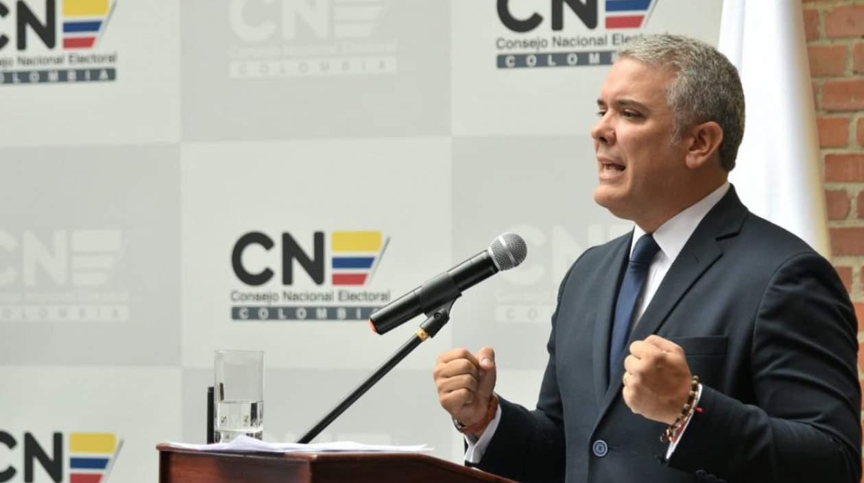 El presidente electo de Colombia, Iván Duque.