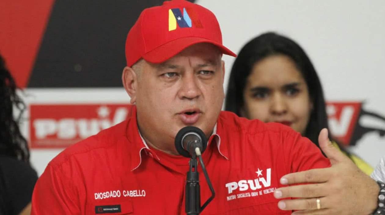 El presidente de la oficialista Asamblea Nacional Constituyente (ANC) de Venezuela, Diosdado Cabello.