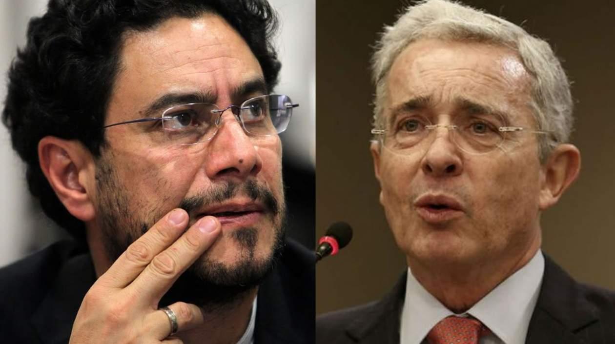 El senador Iván Cepeda - Expresidente Álvaro Uribe