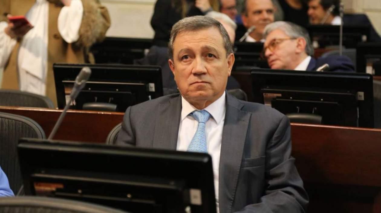 El presidente del Senado, Ernesto Macías