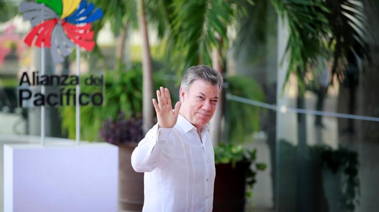 El Presidente Juan Manuel Santos