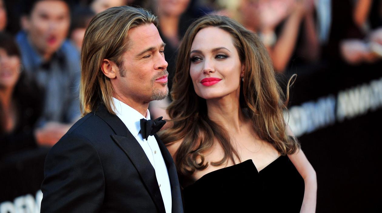 Los actores Brad Pitt y Angelina Jolie.