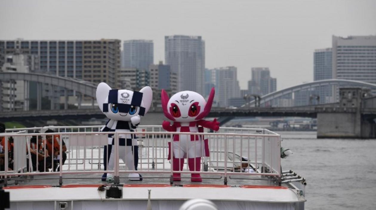 Mascotas de los Juegos Olímpicos Tokio 2020. 