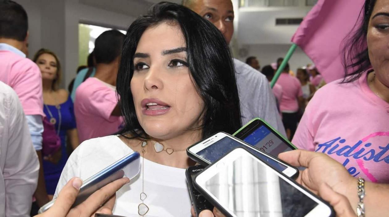 Aida Merlano, investigada por delitos electorales.