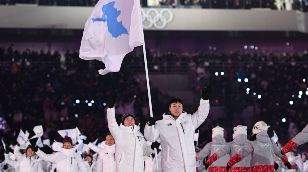 Las dos Coreas ya desfilaron juntas en los Olímpicos de Inviernos. 