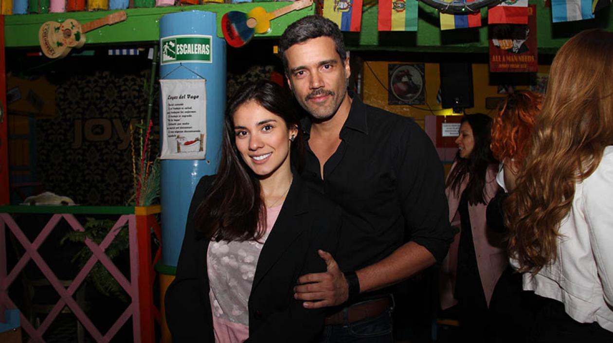 La actriz Eileen Moreno y el actor Alejandro García.