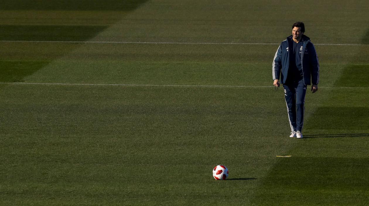 Santiago Solari, entrenador del Real Madrid. 