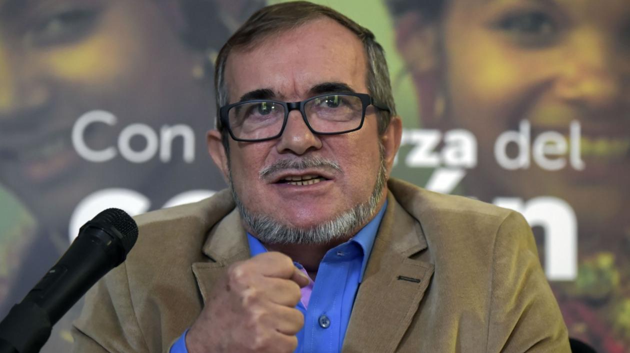 Rodrigo Londoño, líder del partido de la FARC.