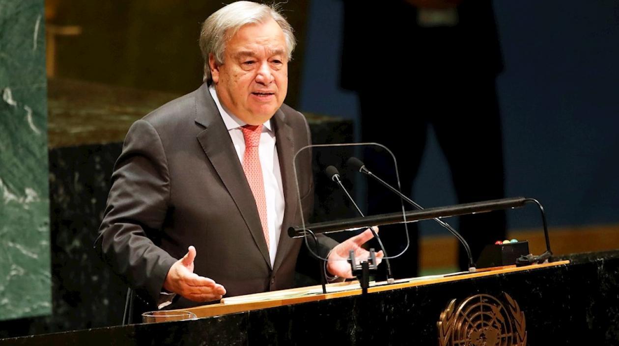 El secretario general de las Naciones Unidas, António Guterres.