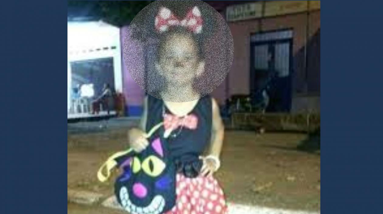 Sarita Salazar, niña fallecida por maltratos en el Tolima.