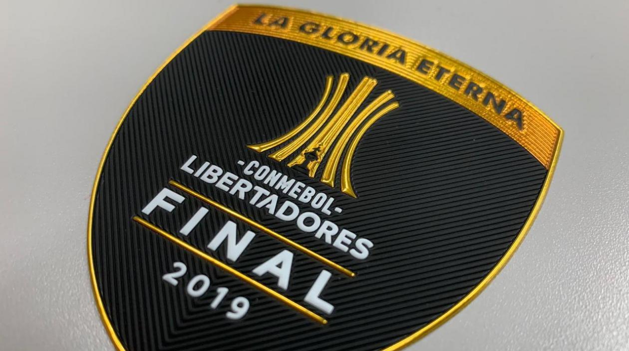 El parche oficial de la final de la Copa Libertadores. 
