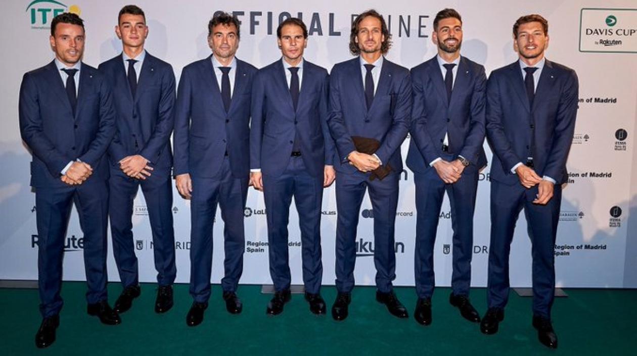 El equipo español de la Copa Davis.