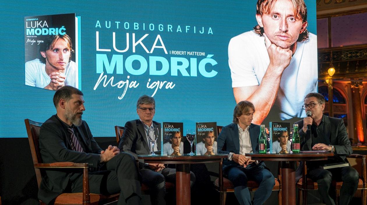 Luka Modric lanzó su libro Mi Juego.