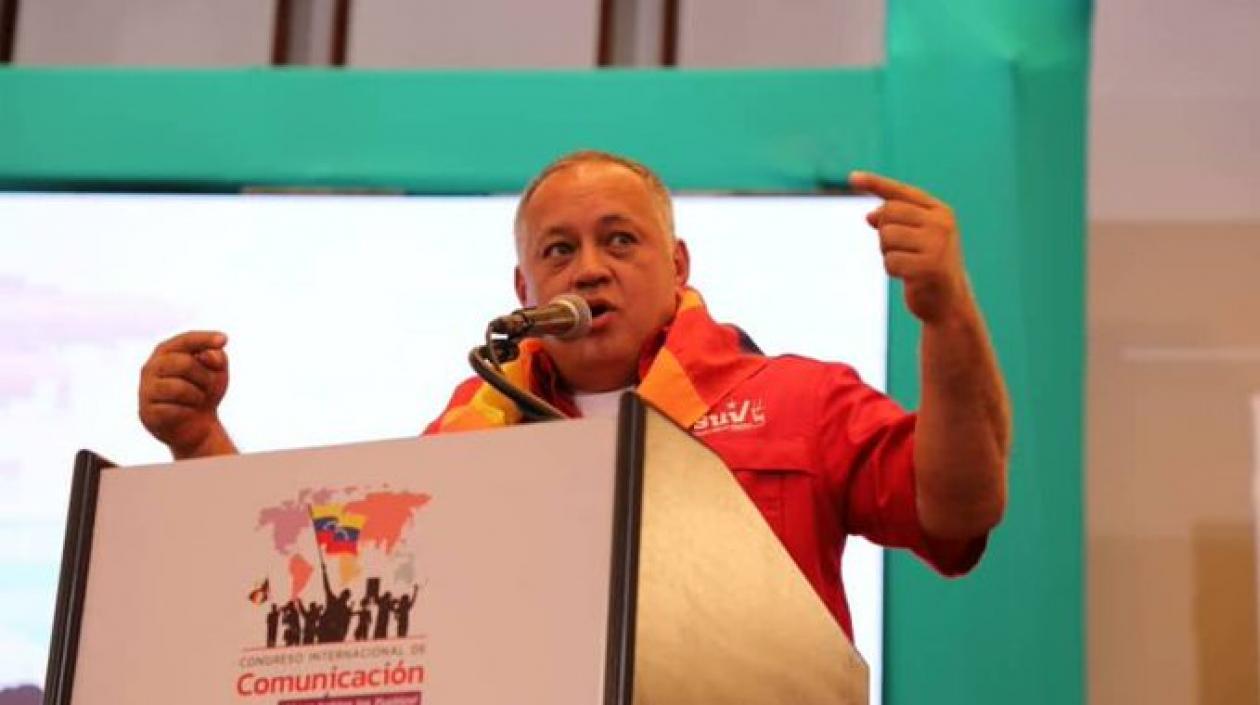 El dirigente oficialista venezolano Diosdado Cabello.