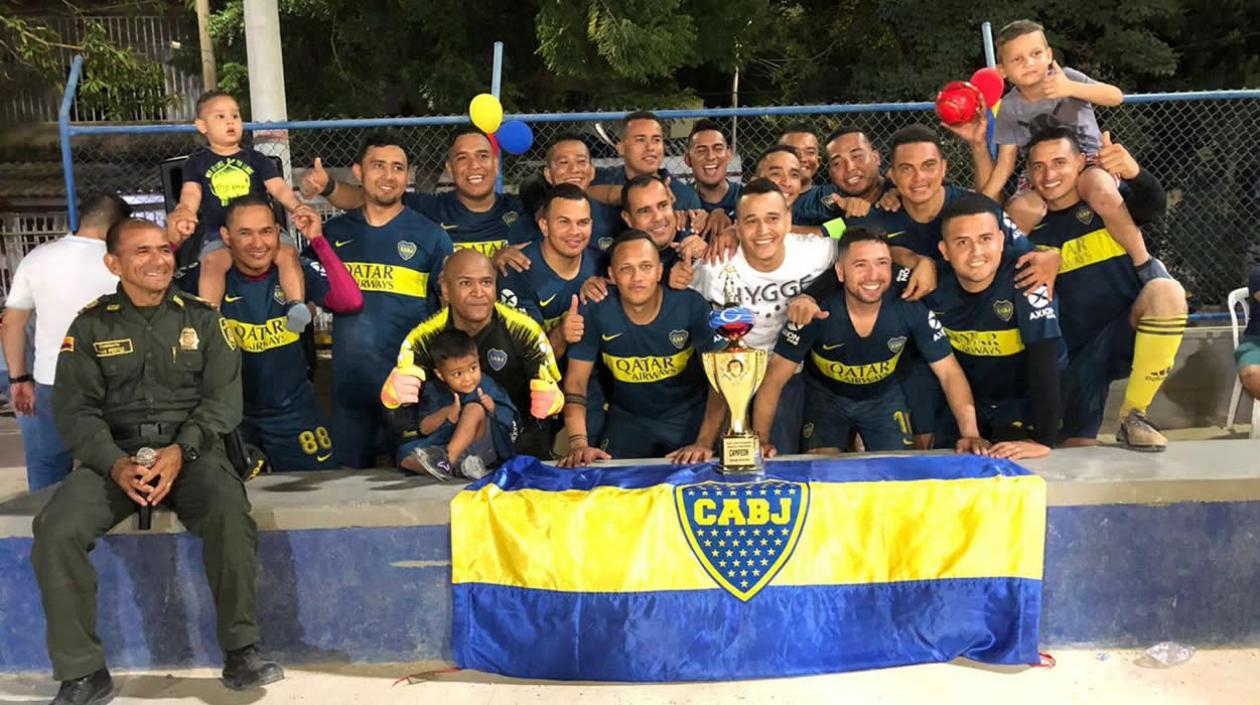 Equipo Mebar Ciudadela, ganador del Torneo de Fútbol Red Aliados.