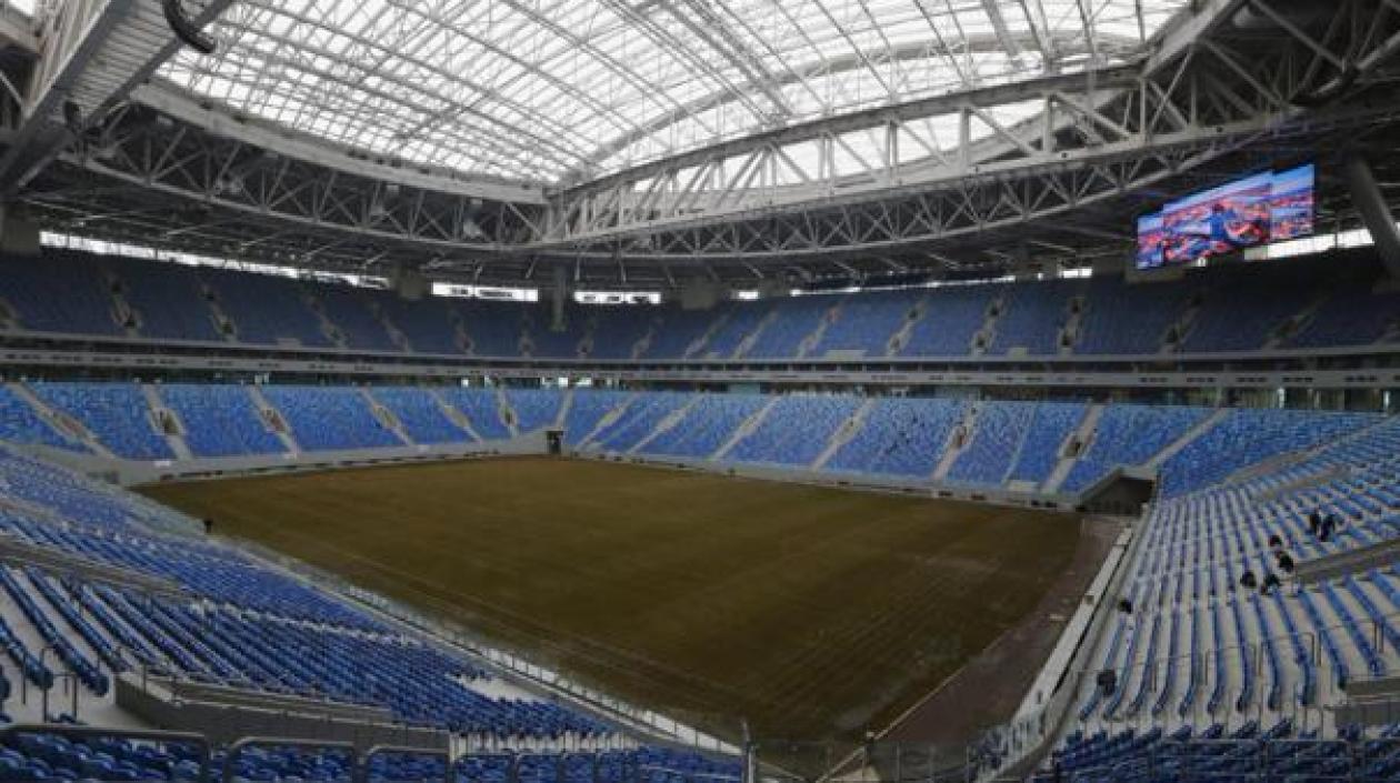 El estadio de San Petersburgo.