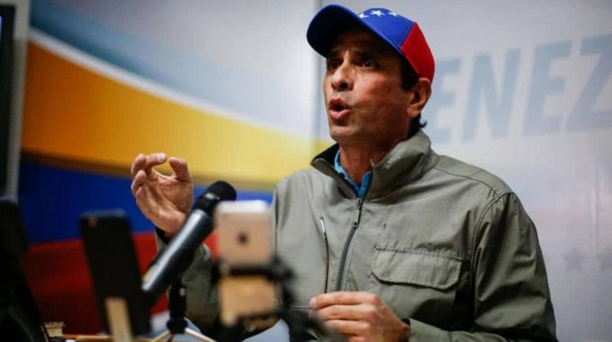 Henrique Capriles, dirigente opositor.