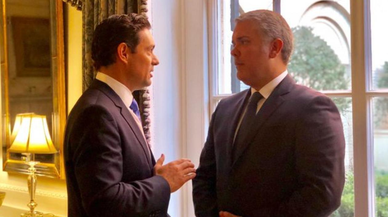 Presidente Duque se reunió con el embajador de Guaidó en EE.UU., Carlos Vecchio.