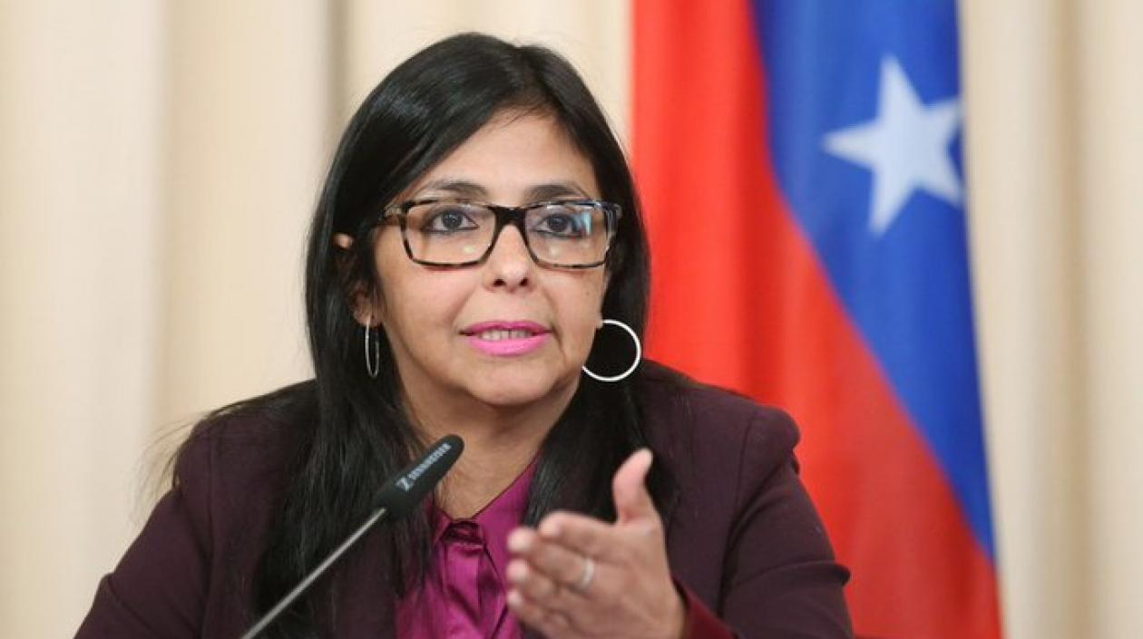 Delcy Rodríguez, vicepresidenta venezolana.