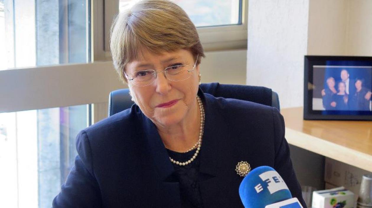 Michelle Bachelet, alta comisionada de la ONU para los derechos humanos.