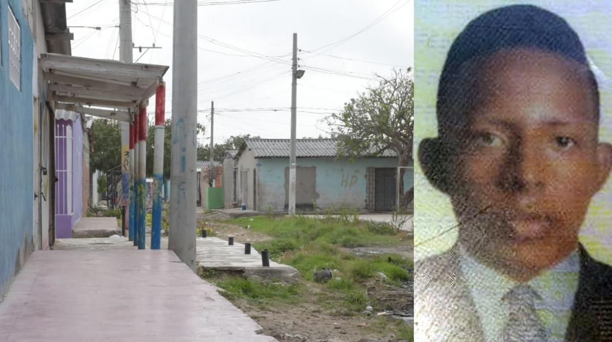 Ismael Pérez Vislan fue atacado a bala cuando caminaba por este sector del barrio Ciudad Paraíso.