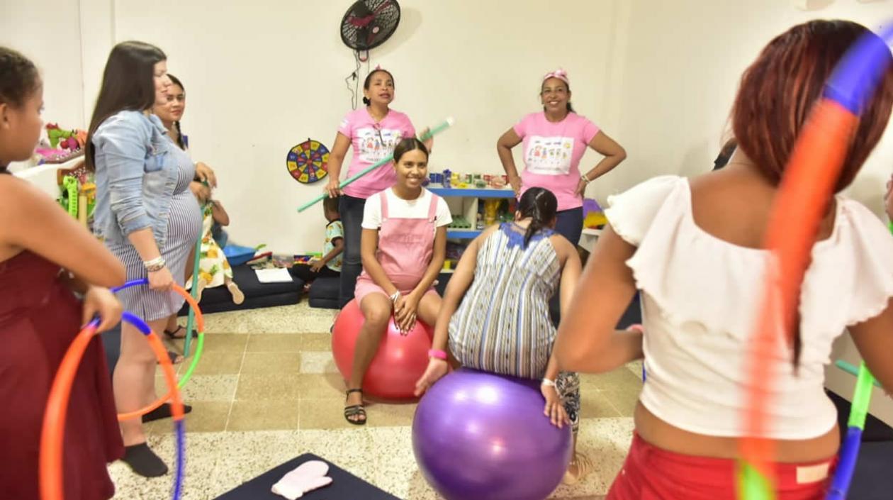 Mujeres gestantes y embarazadas en el suroccidente de Barranquilla.