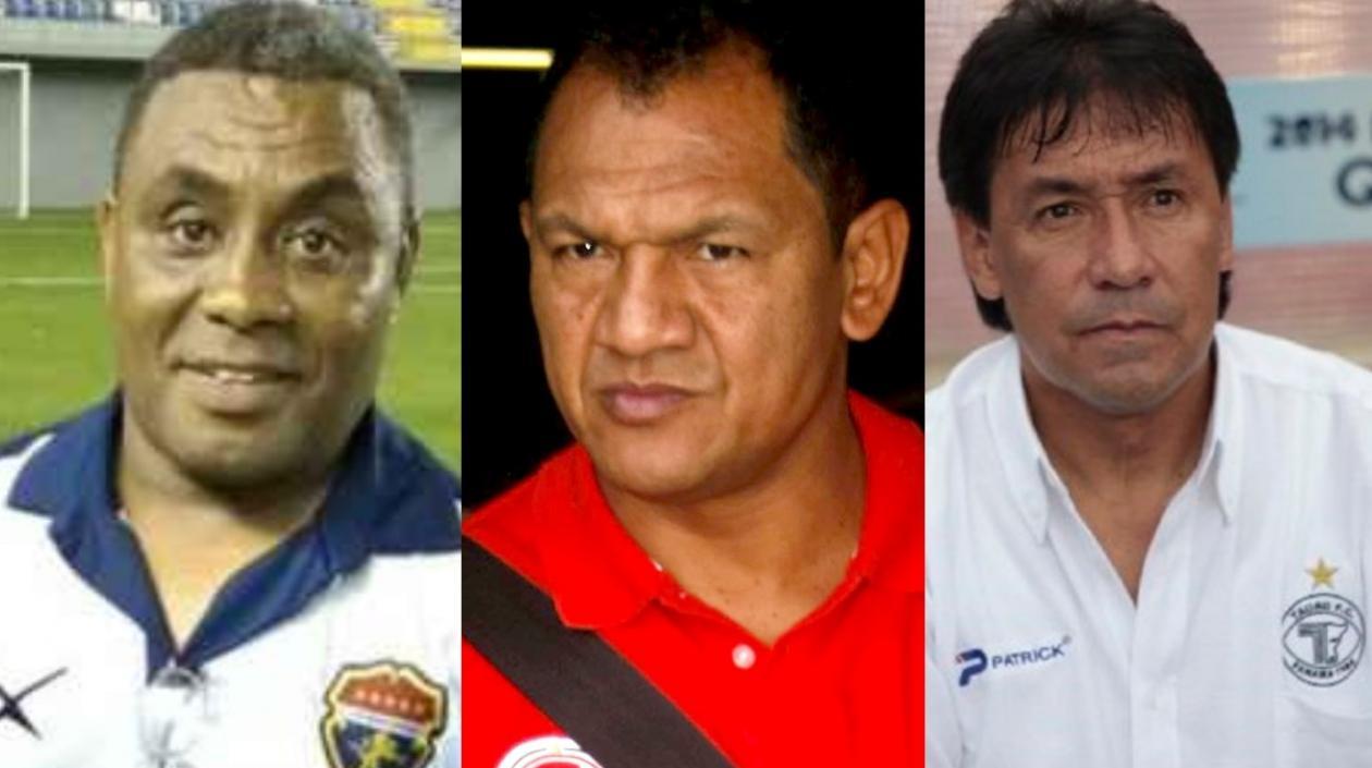 Jair Palacios, Chicho Pérez y Gonzalo Soto, técnicos colombianos en Panamá.