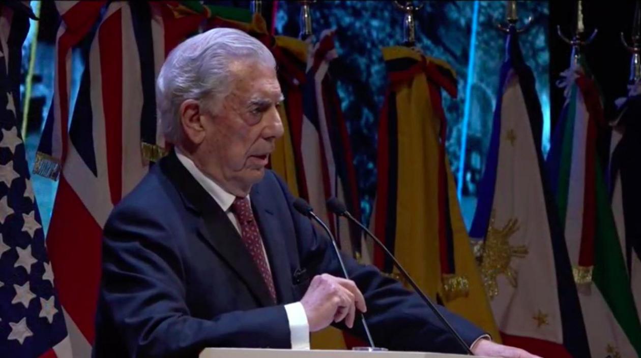 El nobel Mario Vargas Llosa.