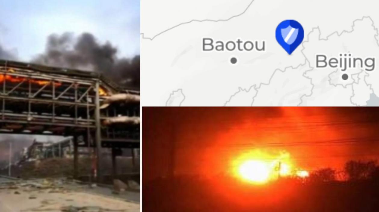 La explosión en una planta química en China dejó 4 muertos.