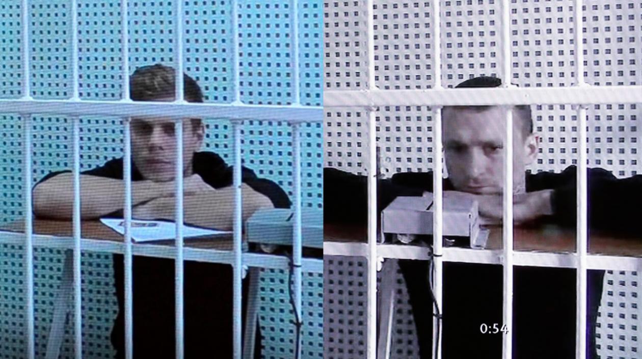 Alexandr Kokorin y Pável Mamáev en prisión.  