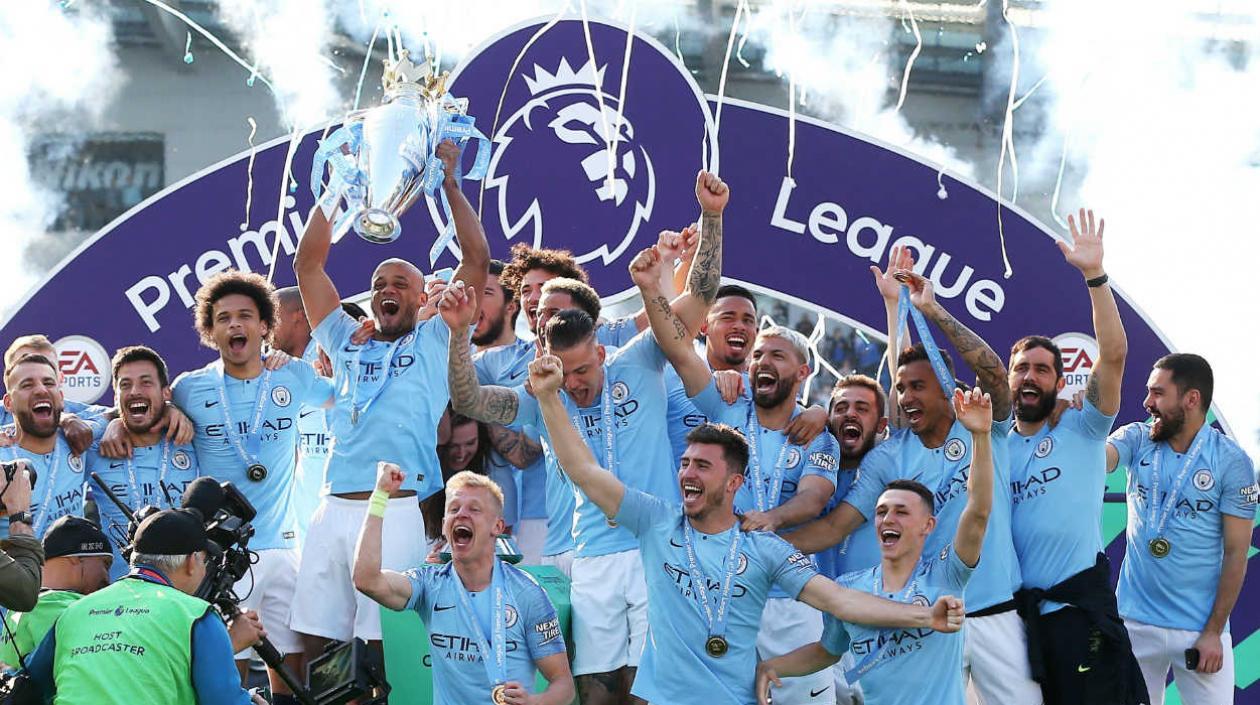 Manchester City viene de coronarse campeón en la liga de Inglaterra.