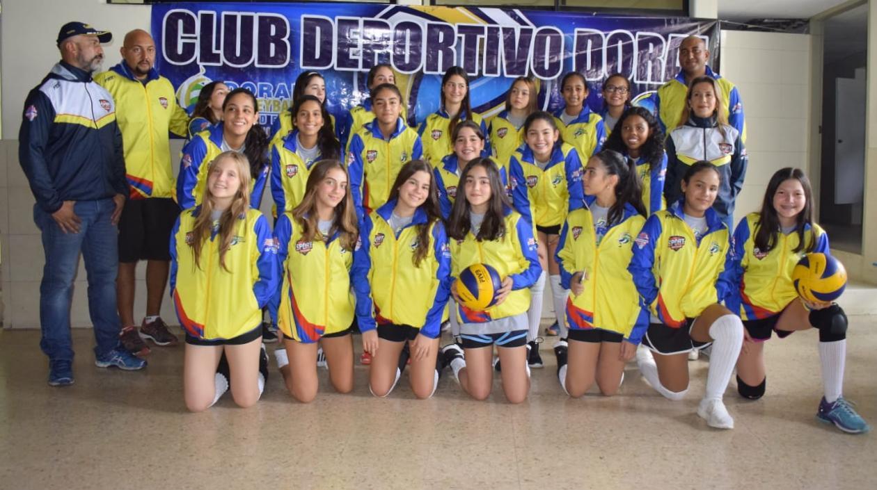 Las integrantes del Club Deportivo Doral.