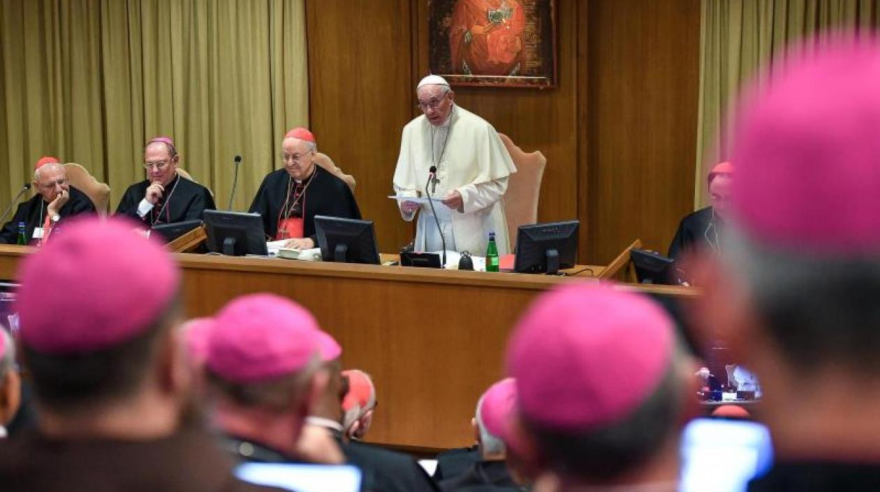 Sínodo presidido por el Papa Francisco en 2018.